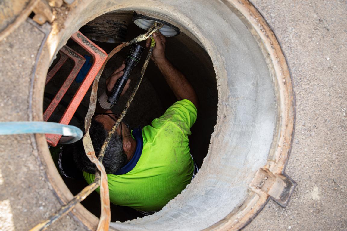 Rehabilitación tramo de tubería Hotel de Rota, Cádiz