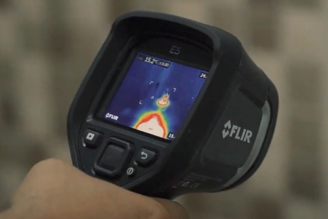 Detección de fugas con cámara termográfica